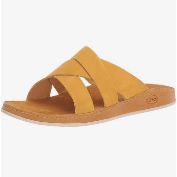 NEW Chaco Wayfarer Slides-Ochre-Size 8M. - Picture 6 of 7